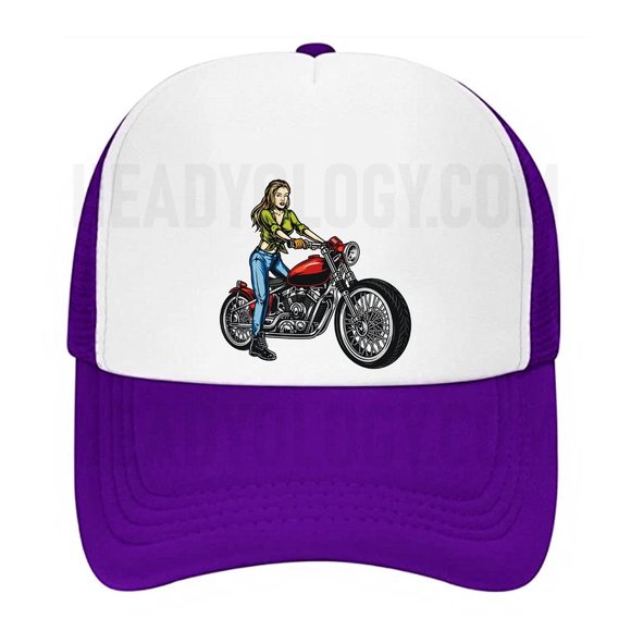 Motorcycle Hats For Women Bike Club Ladies Hats Women Power - Picture 9 of 16
